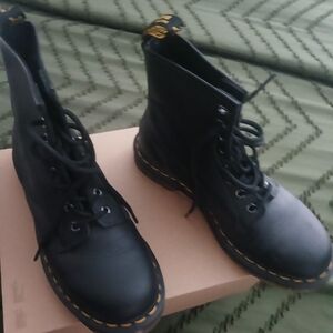 Dr. Martens Black Combat Boots